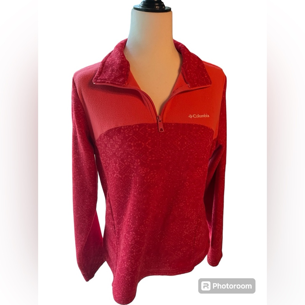 Women’s Columbia 1/4 Zip Fleece Sweater size Large